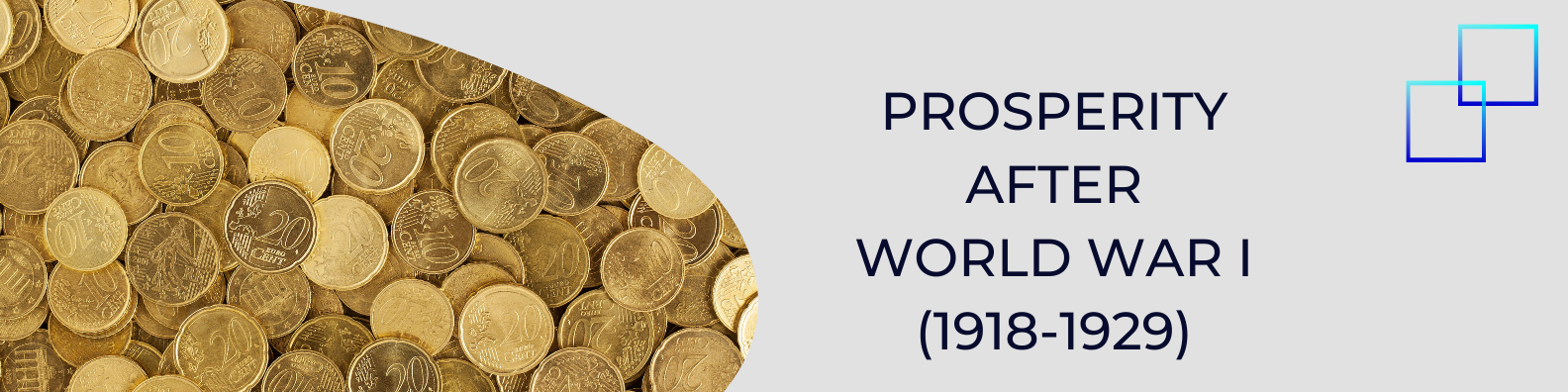 Unit 14: Prosperity after World War I (1918-1929) Banner